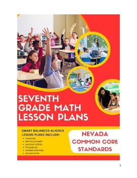 Preview of 7th Grade Math Lesson Plans - Nevada Common Core