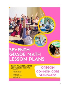 Preview of 7th Grade Math Lesson Plans - Oregon Common Core
