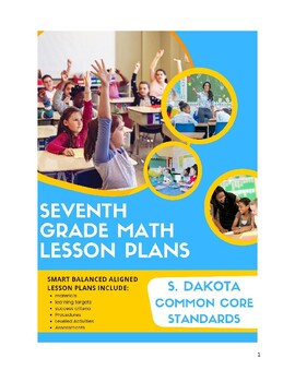 Preview of 7th Grade Math Lesson Plans - S. Dakota Common Core