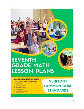 Preview of 7th Grade Math Lesson Plans - Vermont Common Core