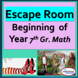 7th Grade Math Escape Room & Intervention Activity MEGA BU