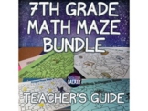 7th Grade Math Maze Teacher's Guide