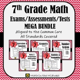 7th Grade Math Test/Exam {Common Core Assessments} All Standards