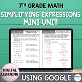 7th Grade Math Mini Unit - Simplifying Expressions