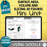 7th Grade Math Mini Unit - Surface Area, Volume, & Slicing