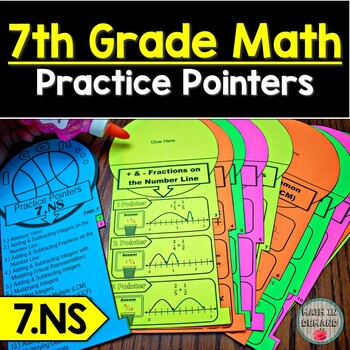 Preview of 7th Grade Math Practice Pointers for Number Sense - 7.NS