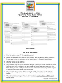 7th Grade Math Quarterly Pacing Guide Template for CCSS - 