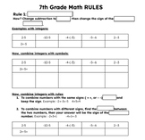 7th Grade Math RULES! Free Mid-year Review & Answer Key!