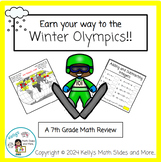 7th Grade Math Review Project (PBL) - Earn Your Way to the