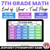 7th Grade Math Skills End of Year Review Test Prep PowerPo