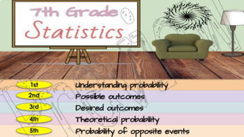 Preview of 7th Grade Math - Statistics (Section 2) - Interactive Flipchart