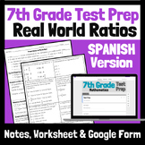 7th Grade Math Test Prep/ Review/ ACAP - Real World Ratios