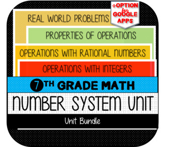 Preview of 7th Grade Math: The Number System UNIT BUNDLE