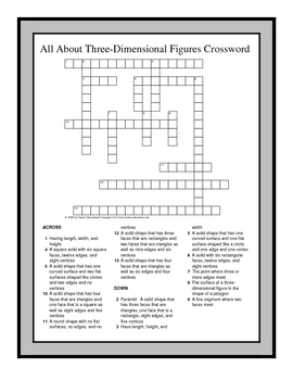 7th Grade Vocabulary Crossword Puzzles