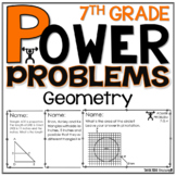 7th Grade Math Word Problems Geometry Math Review Test Prep