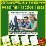 7th Grade NWEA Map Reading Test Prep Practice Testing Prin