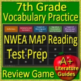 7th Grade NWEA MAP Reading Test Prep Vocabulary Practice Review Game