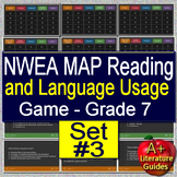 7th Grade NWEA MAP Test Prep Reading and Language Usage Skills Game #3