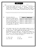 7th Grade NYS Math Test Prep - 15 worksheets