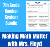 7th Grade Number Systems Bundle