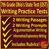 7th Grade OST Ohio State Test Writing Explanatory and Argu