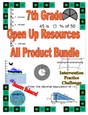 7th Grade Open Up Resources All Product Bundle - Editable - SBAC