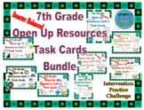 7th Grade Open Up Resources All Task Card Bundle - Editable