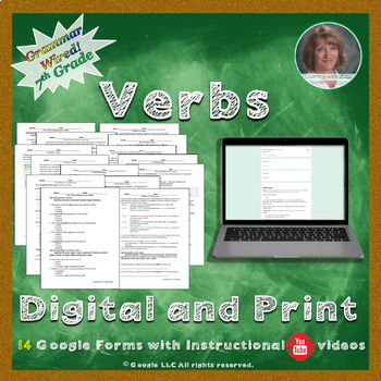 Preview of 7th Grade: Part 4 Verbs--Grammar Wired!
