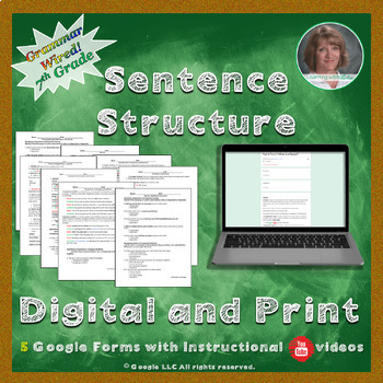 Preview of 7th Grade: Part 8 Sentence Structure--Grammar Wired!