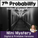 7th Grade Probability Activity Mini Mystery | Simple and C