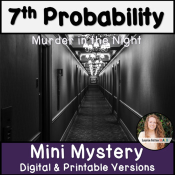 Preview of 7th Grade Probability Activity Mini Mystery | Simple and Compound Probability