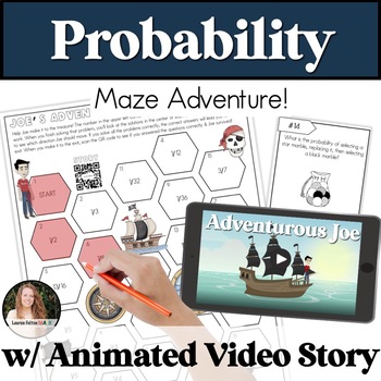 Preview of 7th Grade Probability Activity Simple and Compound | Adventurous Joe