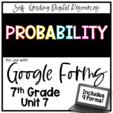 7th Grade Probability Bundle for Google Forms