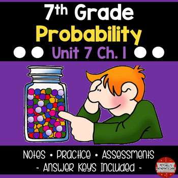 Preview of 7th Grade Probability Math Mini Unit