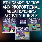 7th Grade Ratios and Proportional Relationships Activity Bundle
