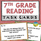7th Grade Reading Comprehension Common Core Task Cards