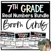 7th Grade Real Numbers Boom Card Bundle
