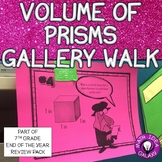 7th Grade Review- Volume Gallery Walk