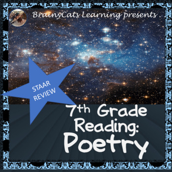 Preview of 7th Grade STAAR Reading Review: Poetry