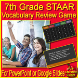 7th Grade STAAR Vocabulary Game - Texas Reading Test Prep