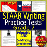7th Grade STAAR Practice Revising and Editing Writing Test