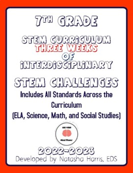 Preview of 7th Grade STEM Curriculum (3 Weeks) of Challenges