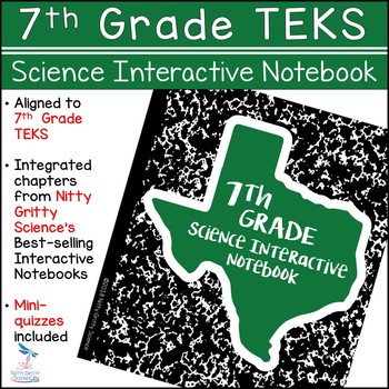 Preview of 7th Grade Science TEKS - Science Interactive Notebook