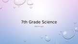 7th Grade Science Warm-ups