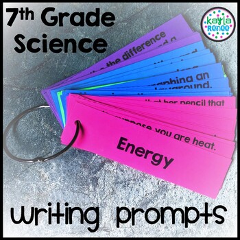 Preview of Science Writing Prompts for Middle School - 7th Grade