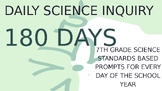 7th Grade Science Year Long Standards Based Curriculum Dai