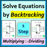 7th Grade Solving One Step Equations Multiplication & Divi