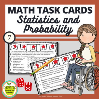Preview of Math Task Cards - Statistics and Probability