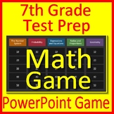 7th Grade Math Game -  Test Prep 