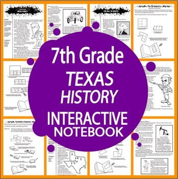 Preview of 7th Grade Texas History Bundle – Texas 7th Grade History TEKS Aligned